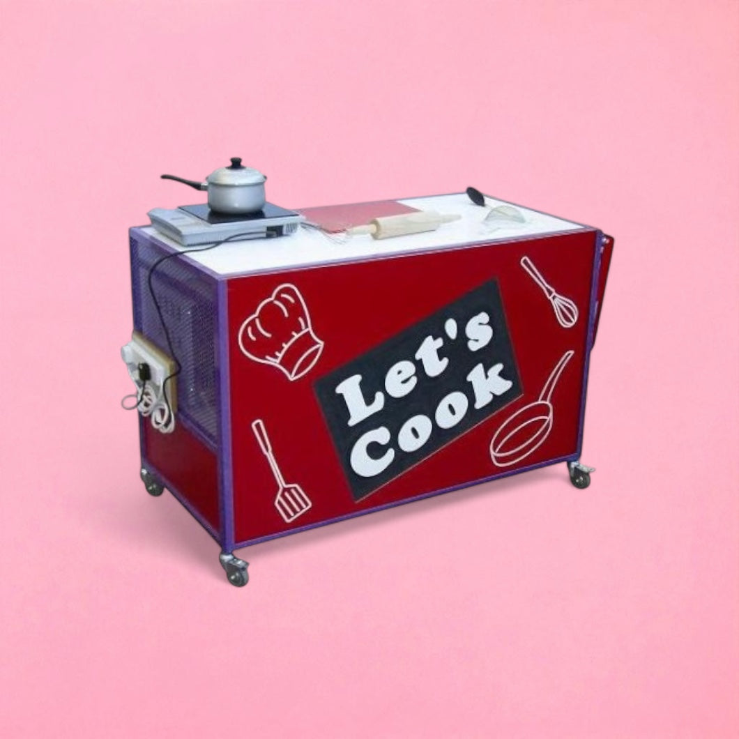 Medium Let's Cook Trolley with Extending Table (2LGC)