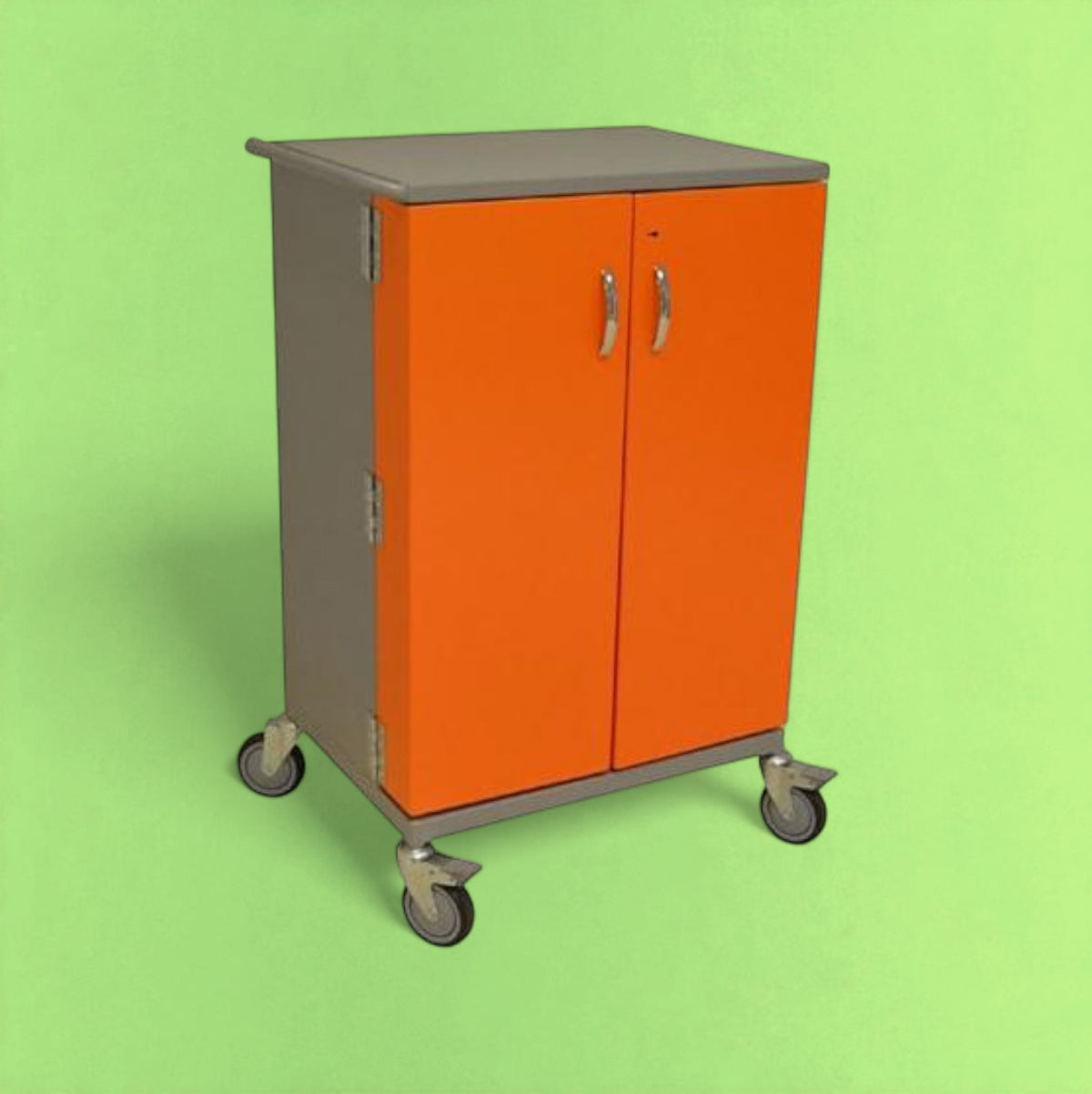 Mds locking meds aluminium trolley