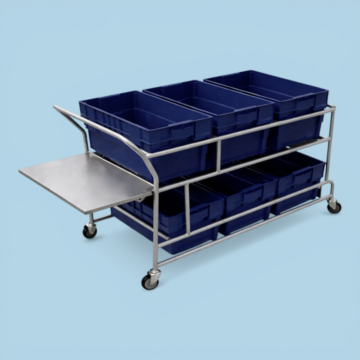 Tote box trolley