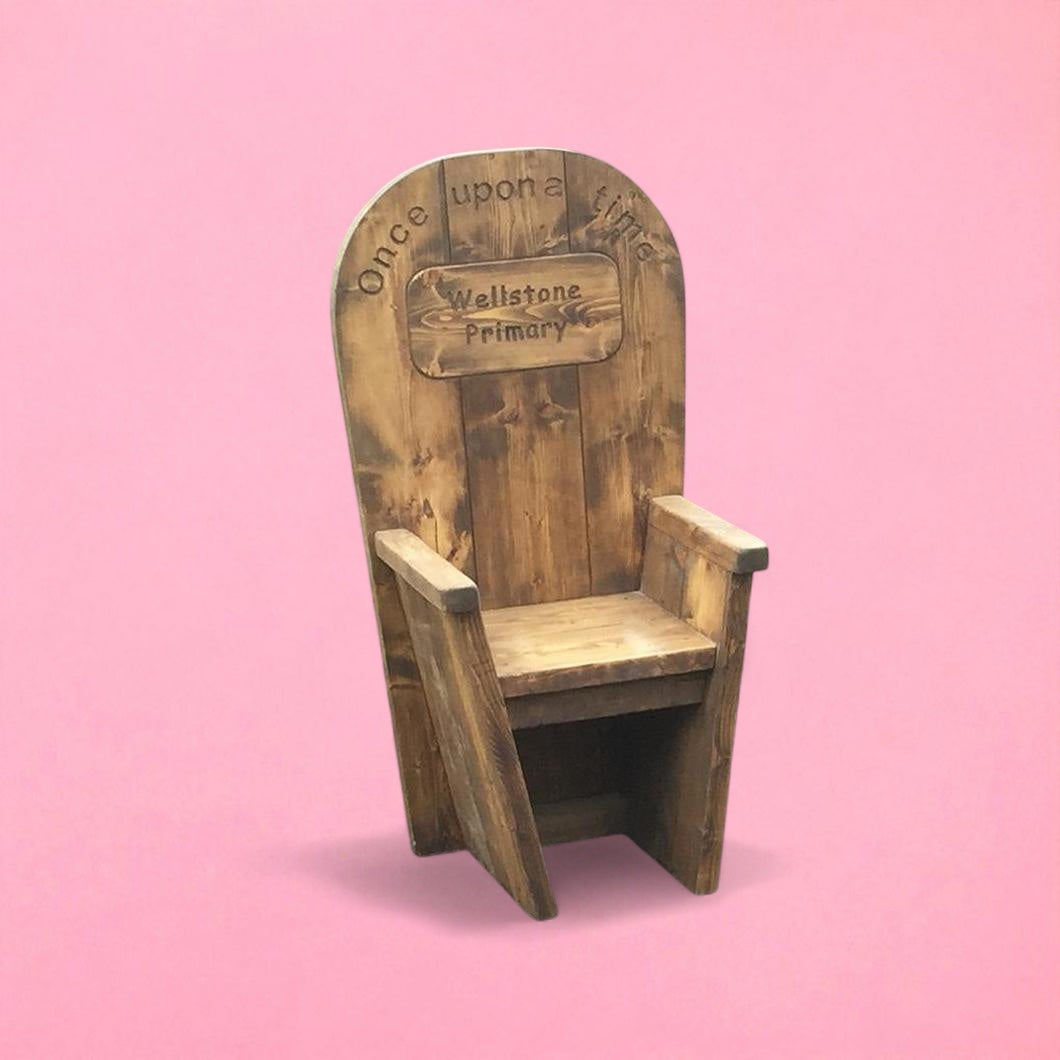 Fairy tale outdoor school seating extra teacher seat
