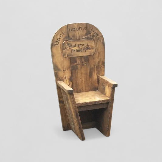 Fairy tale outdoor school seating extra teacher seat