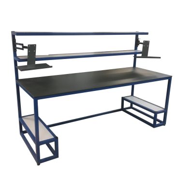 Workbench With Monitor Arms