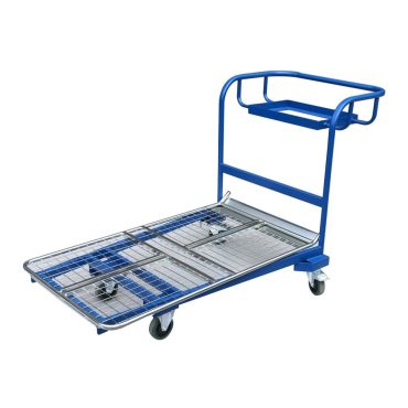 Single Warehouse Nesting Mesh Platform Trolley
