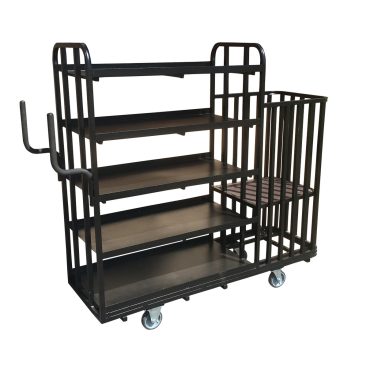5 Shelf Trolley With Packaging Front Section