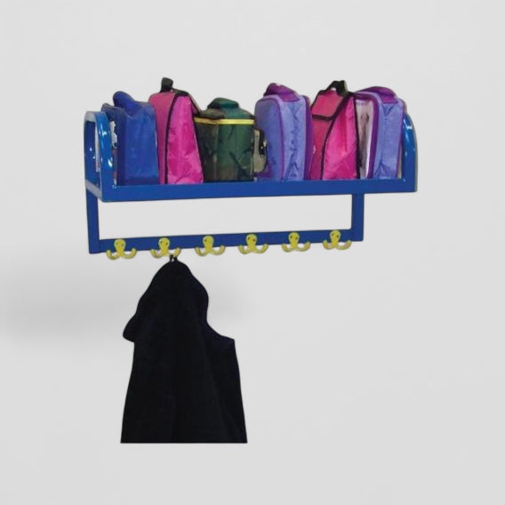 Wall mounted coat rack