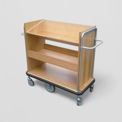 Bespoke oak trolley