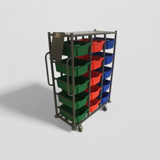 Coloured tote trolley