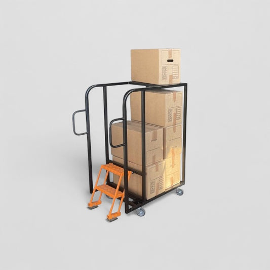 Tall step trolley