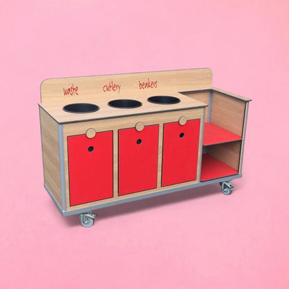 Aqua Smart Oak Clearing Trolley (CTT07W)