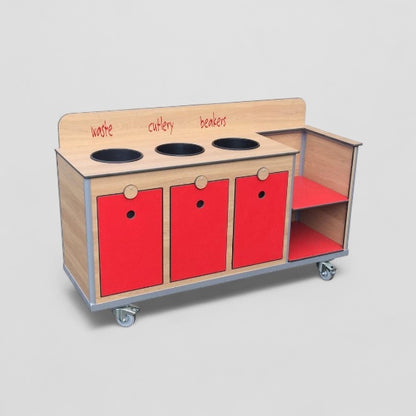 Aqua Smart Oak Clearing Trolley (CTT07W)