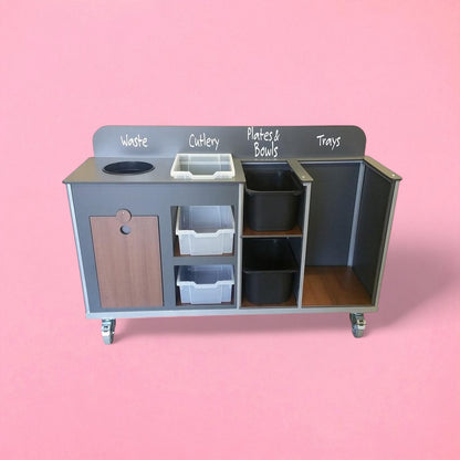 Aqua Smart Space Saving Compact Clearing Trolley (CTT12)