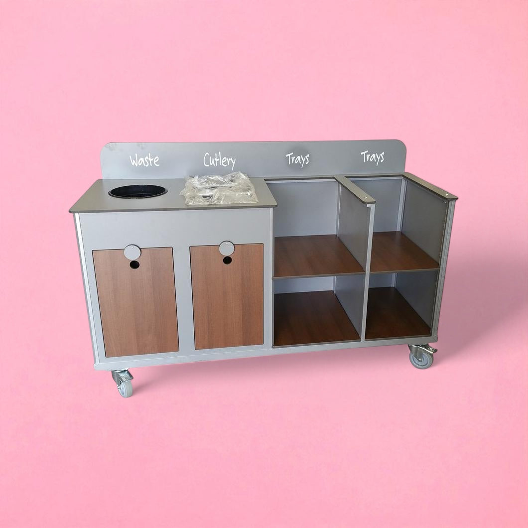Aqua Smart Twin Tray Clearing Trolley (CTT13)