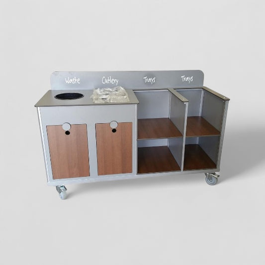 Aqua Smart Twin Tray Clearing Trolley (CTT13)