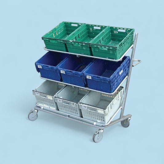 Nesting 9 large tote box