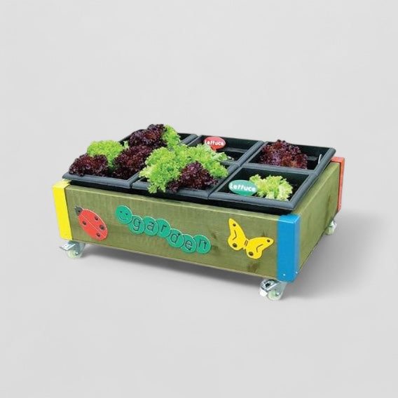 Foundation stage rectangular garden planter box