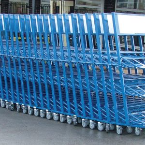 8 Box Aluminium Trolley for Boxes with Lids (BXAB9)