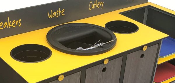 Aqua Smart Clearing Trolley With Cutlery Catcher - Image 2