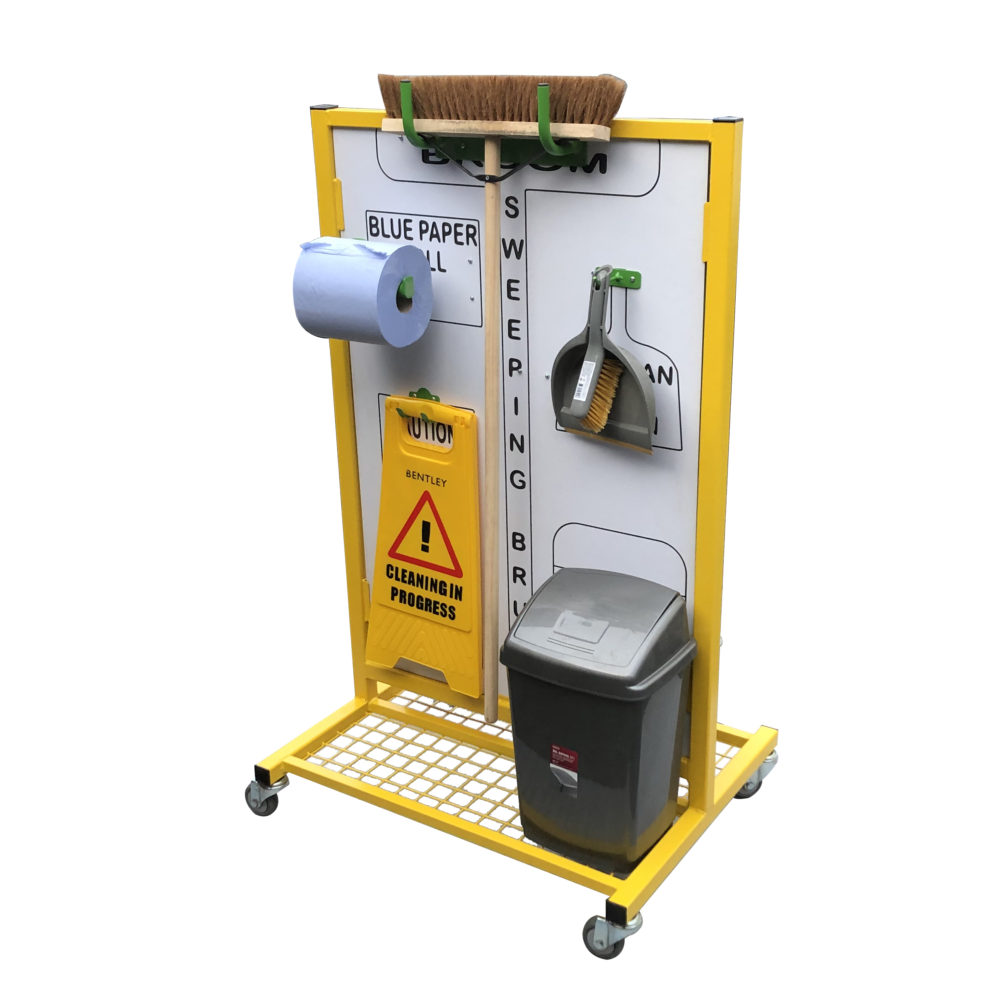 Double Sided Cleaning Station With Mesh Platform