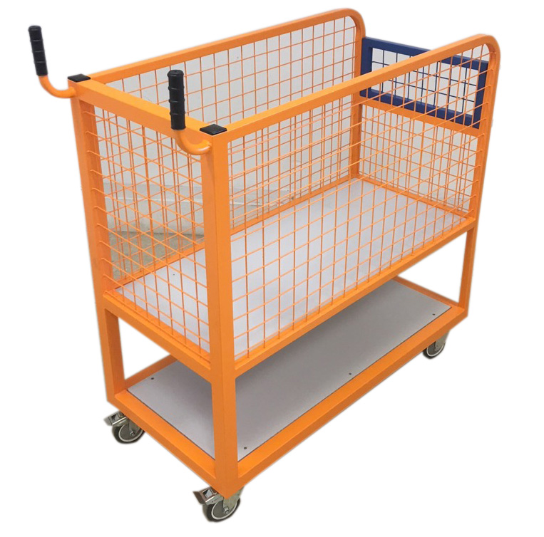 Orange Basket Trolley