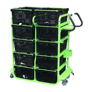 Picking Trolley With Device Holder and Handles