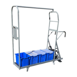Step Garment Rail Trolley