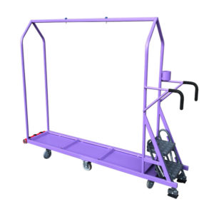 Step Trolley Clothes Rail With Tote Shelf