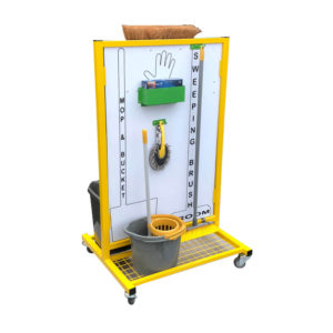 Double Sided Cleaning Station With Mesh Platform