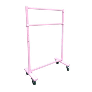 Pink Powder Coat Height Adjustable Rail