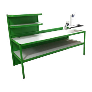 Work Bench With Screen Arm