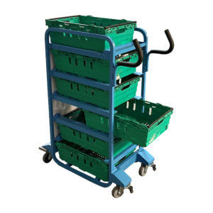 Tote Trolley With Bumpers