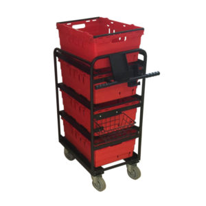 T Handle Trolley With Basket