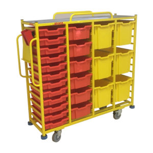 Mixed Box Size Tote Box Trolley