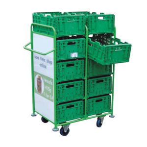 Picking Trolley With Sign and Bumpers