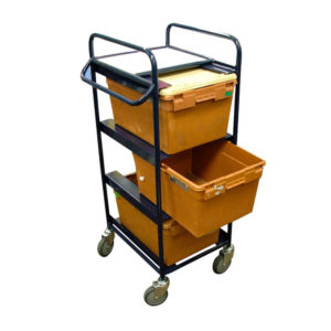 Flat Top Three Tote Trolley