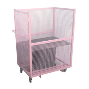 Pink Cage Spring Loaded Trolley