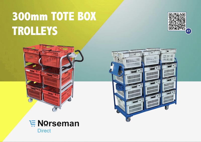 300mm Tote Box Trolleys