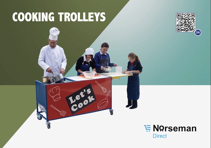 School cooking trolley