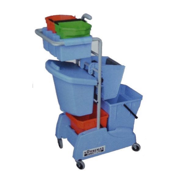 Medium Multi-Purpose Cleaning Trolley  (4LDFS)