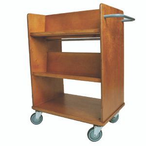 Traditional Solid Wood Book Trolley (ST1)