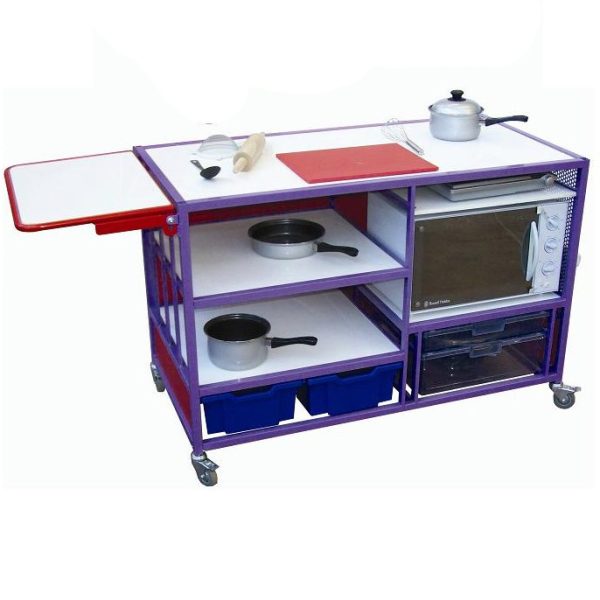 Medium Let's Cook Trolley with Extending Table (2LGC) - Image 2